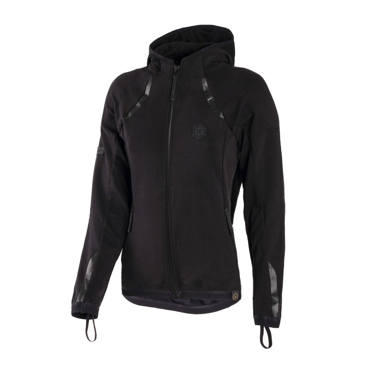 Knox Shield Full Zip Hoody Ladies Track Suit Jacket Black FREE 1 YEAR Returns, FREE UK Delivery | ThrottleChimp