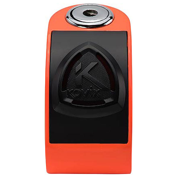 Kovix KD6 Alarmed Disc Lock 6mm Fluo Orange (Image 3) - ThrottleChimp