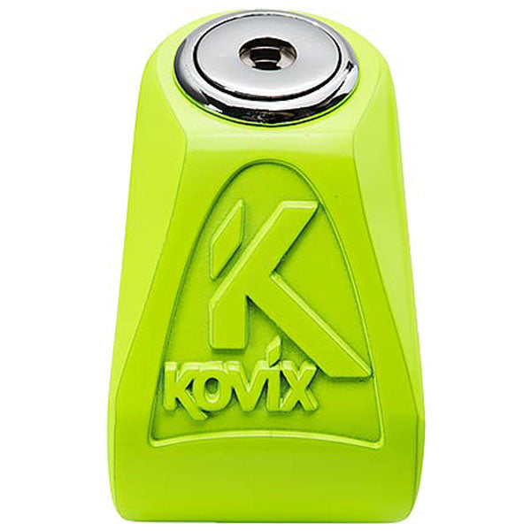 Kovix KN1 Mini Disc Lock 6mm Fluo Green (Image 2) - ThrottleChimp