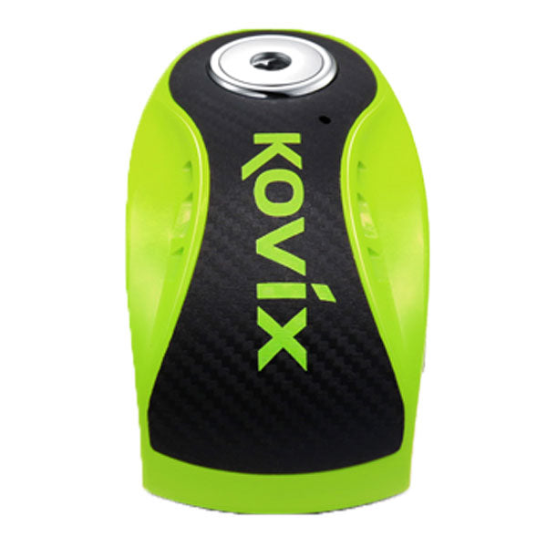 Kovix KNX Alarmed Disc Lock 6mm Fluo Green (Image 2) - ThrottleChimp