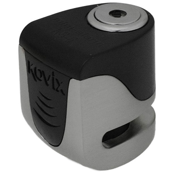 Kovix KS6 Alarmed Disc Lock USB 6mm Brush Metal (Image 2) - ThrottleChimp