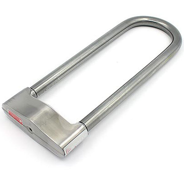 Kovix KSU U Lock 88mm X 310mm X 18mm Brushed Metal - ThrottleChimp