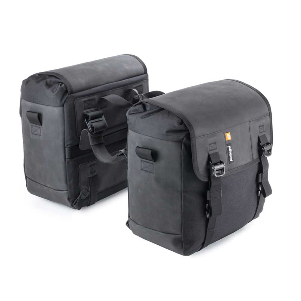 Kriega Duo 28 Saddle Bag Black - 28 Liters - ThrottleChimp