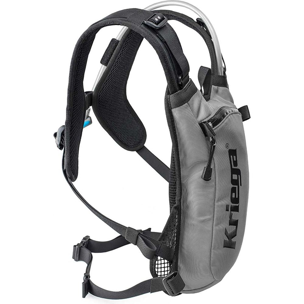 Kriega Hydro 2 Hydration Backpack Silver - 2 Liters (Image 2) - ThrottleChimp