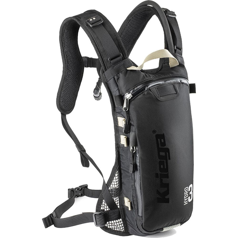 Kriega Hydro 3 Hydration Backpack Black - 3 Liters - ThrottleChimp