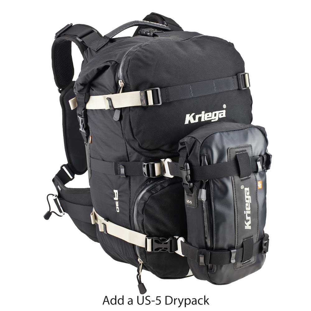 Kriega R30 Backpack Black - 30 Liters (Image 3) - ThrottleChimp