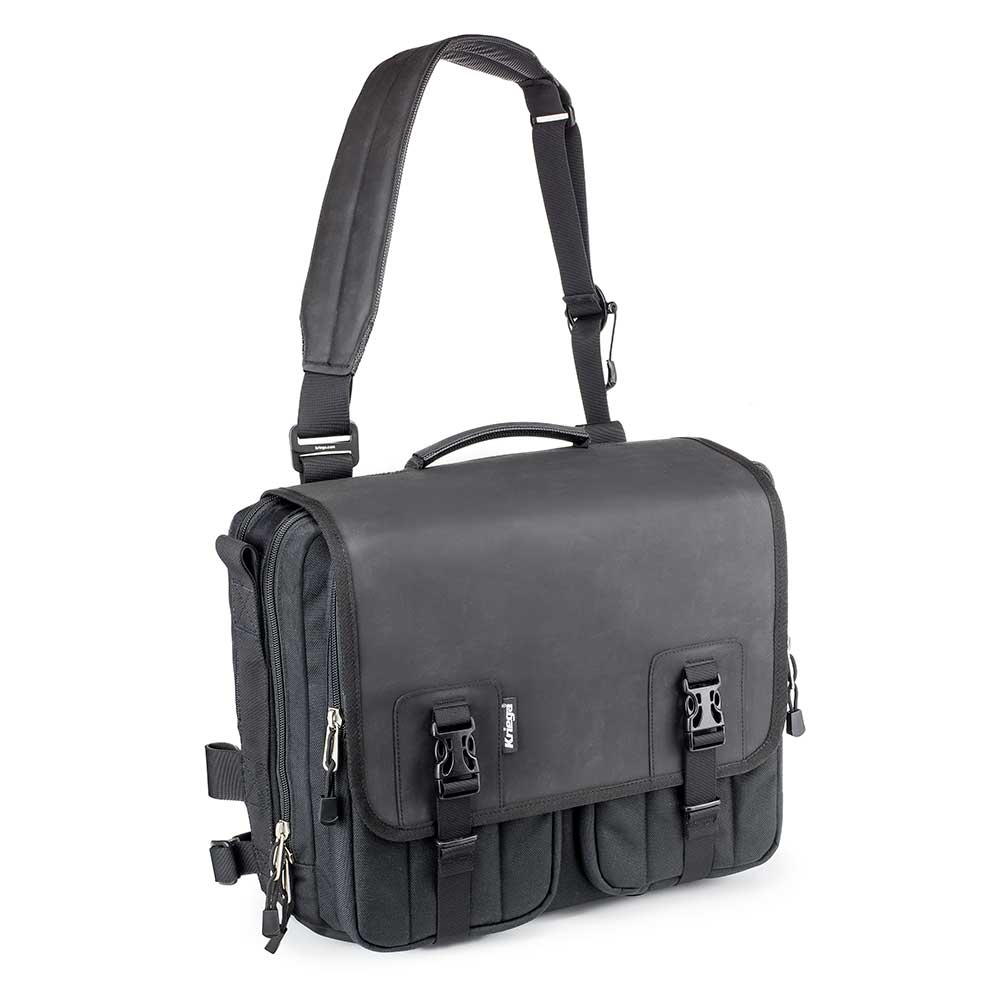 Kriega Urban EDC Messenger Bag Black - 18 Liters - ThrottleChimp