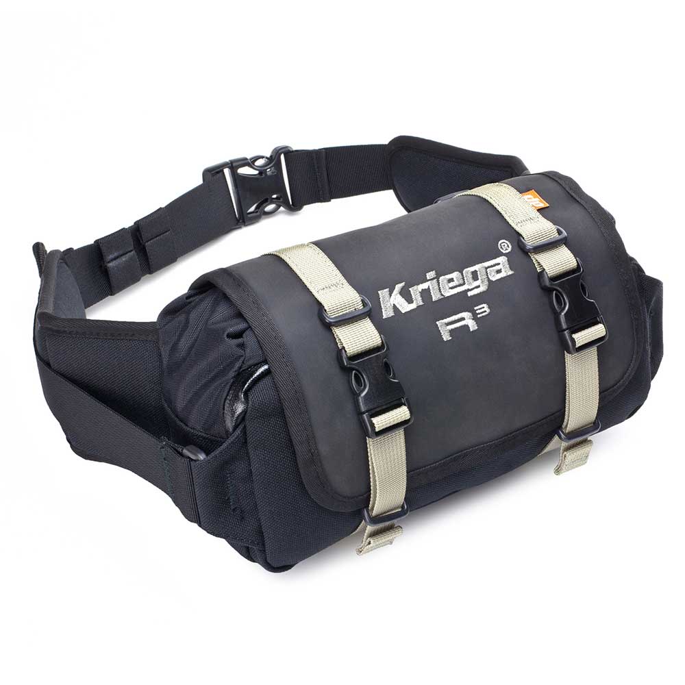 Kriega R3 Waistpack Black - 3 Liters - ThrottleChimp