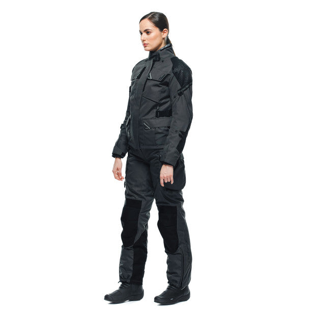 Dainese Ladakh 3L D-Dry Ladies All Weather Touring Textile Jacket Iron-Gate / Black FREE 1 YEAR Returns, FREE UK Delivery | ThrottleChimp