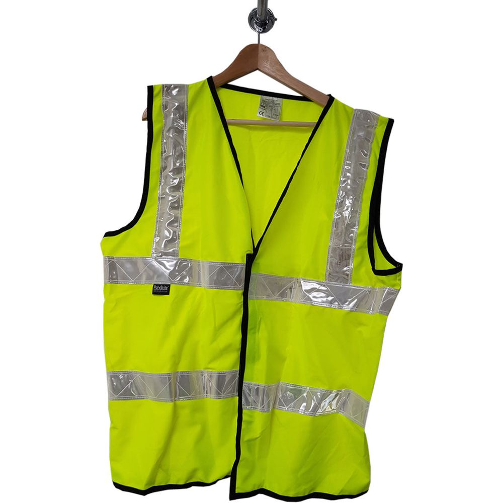 Glow Visibility LED Vest Hi-Viz Yellow - ThrottleChimp