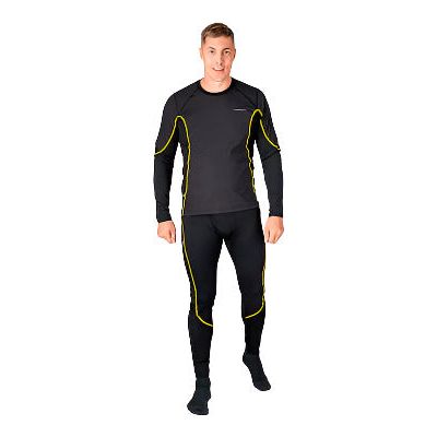 Lindstrands Dry Wind Long Sleeves Base Layer Sweater Black (Image 3) - ThrottleChimp