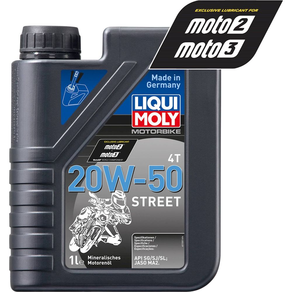 Liqui Moly 4 Stroke Mineral Street 20W-50 Oil - ThrottleChimp