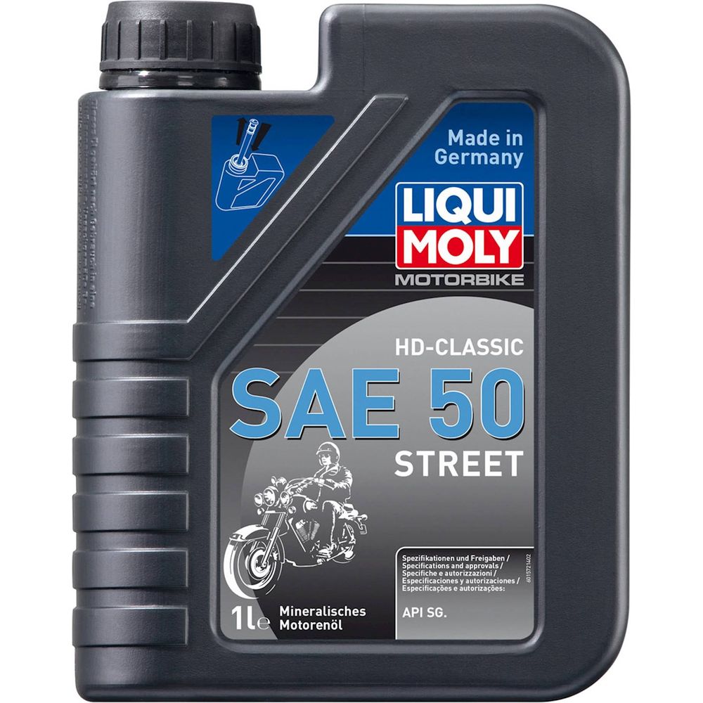 Liqui Moly 4 Stroke Mineral HD-Classic Street SAE 50 Oil - ThrottleChimp