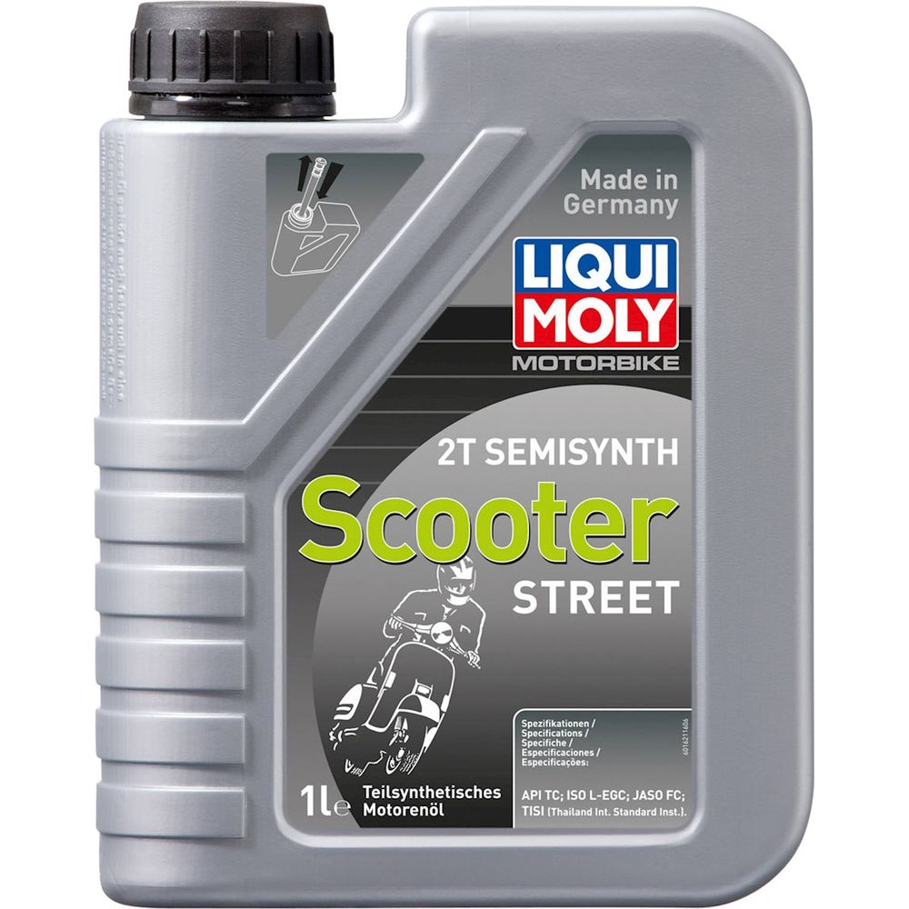 Liqui Moly 2 Stroke Semi Synthetic Scooter Street Oil FREE 1 YEAR Returns, FREE UK Delivery | ThrottleChimp