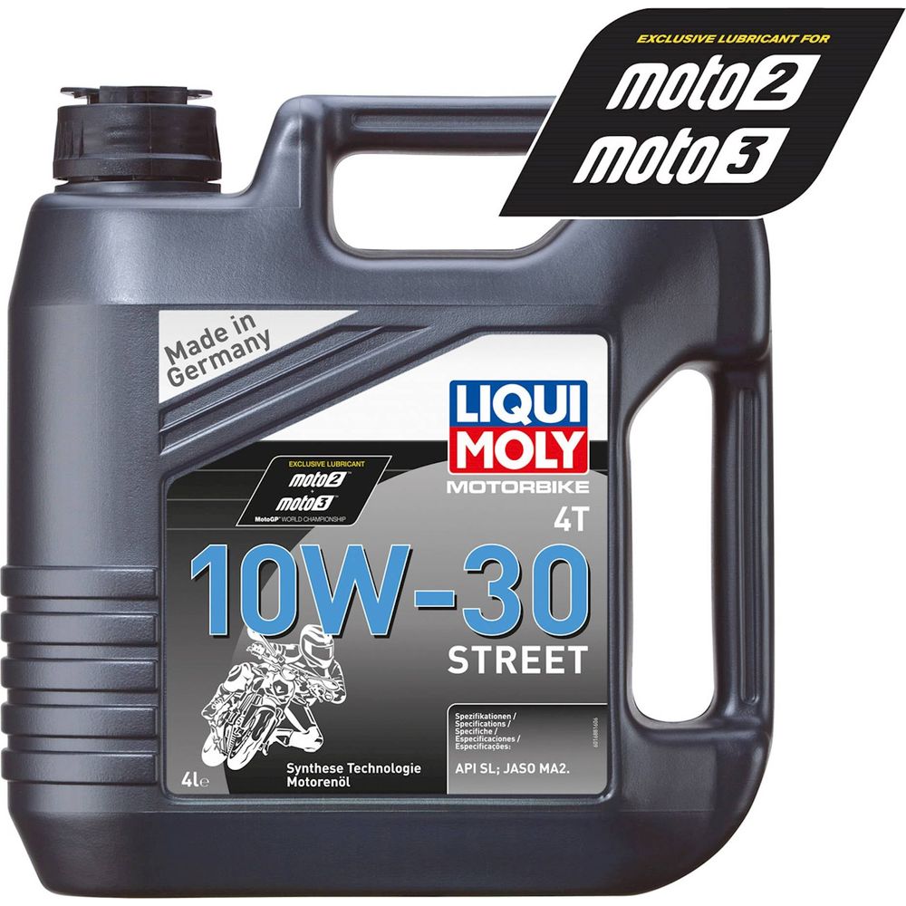 Liqui Moly 4 Stroke Semi Synthetic Street 10W-30 Oil (Image 3) - ThrottleChimp