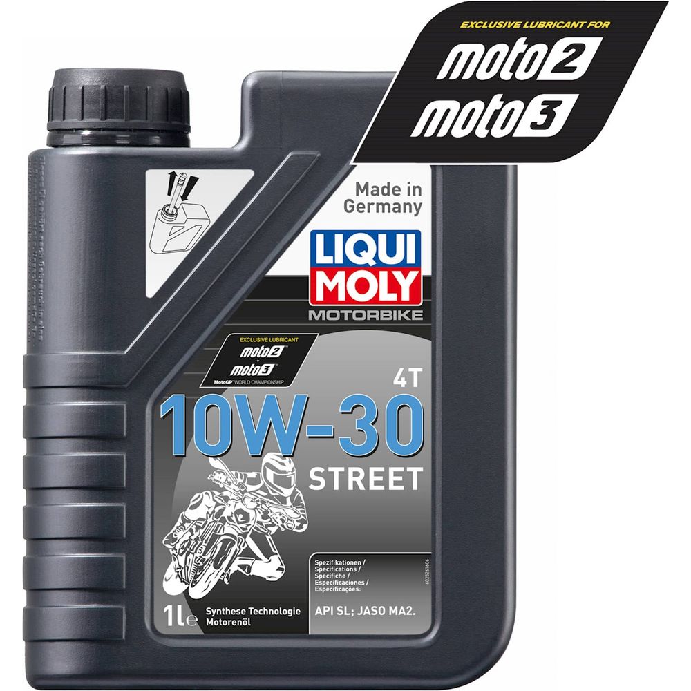 Liqui Moly 4 Stroke Semi Synthetic Street 10W-30 Oil - ThrottleChimp