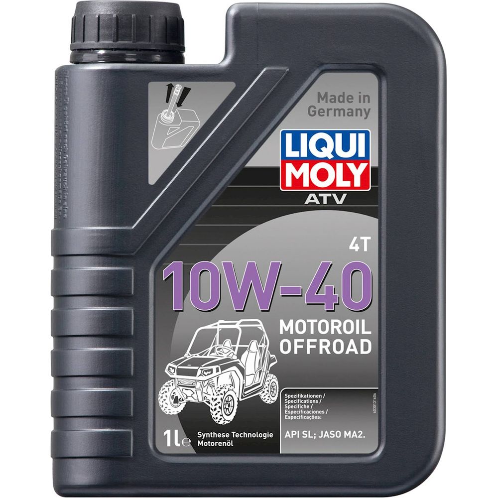 Liqui Moly 4 Stroke Semi Synthetic ATV SxS 10W-40 Oil - ThrottleChimp