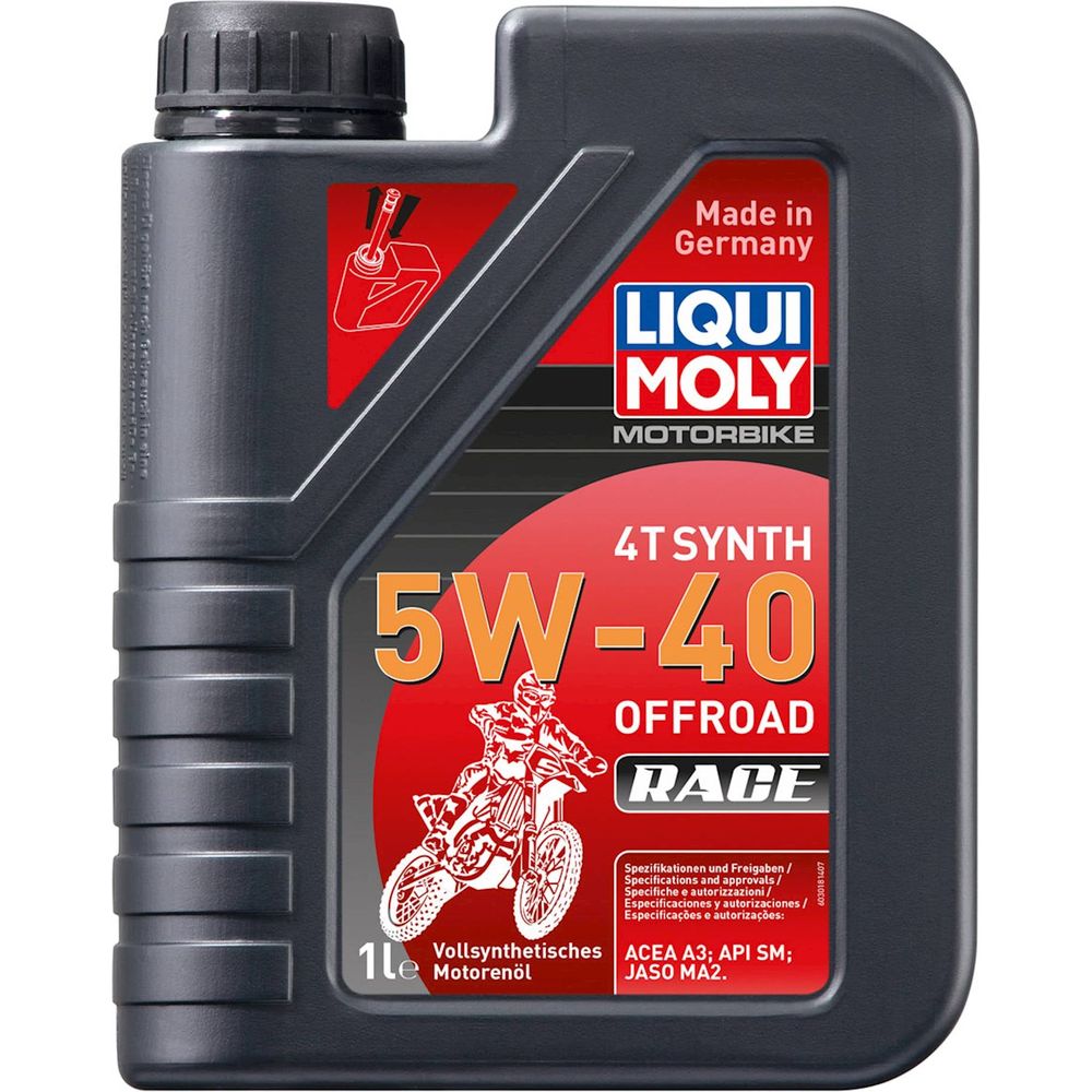 Liqui Moly 4 Stroke Fully Synthetic Offroad Race 5W-40 Oil - ThrottleChimp