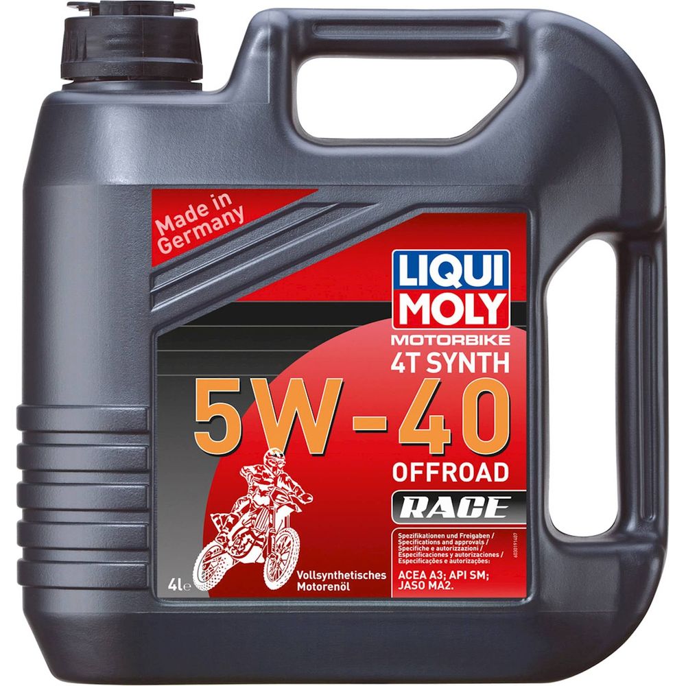 Liqui Moly 4 Stroke Fully Synthetic Offroad Race 5W-40 Oil (Image 3) - ThrottleChimp