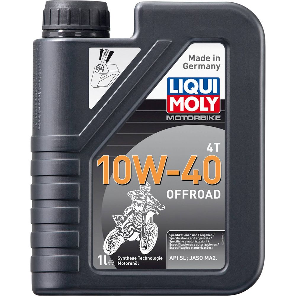 Liqui Moly 4 Stroke Semi Synthetic Offroad 10W-40 Oil - ThrottleChimp