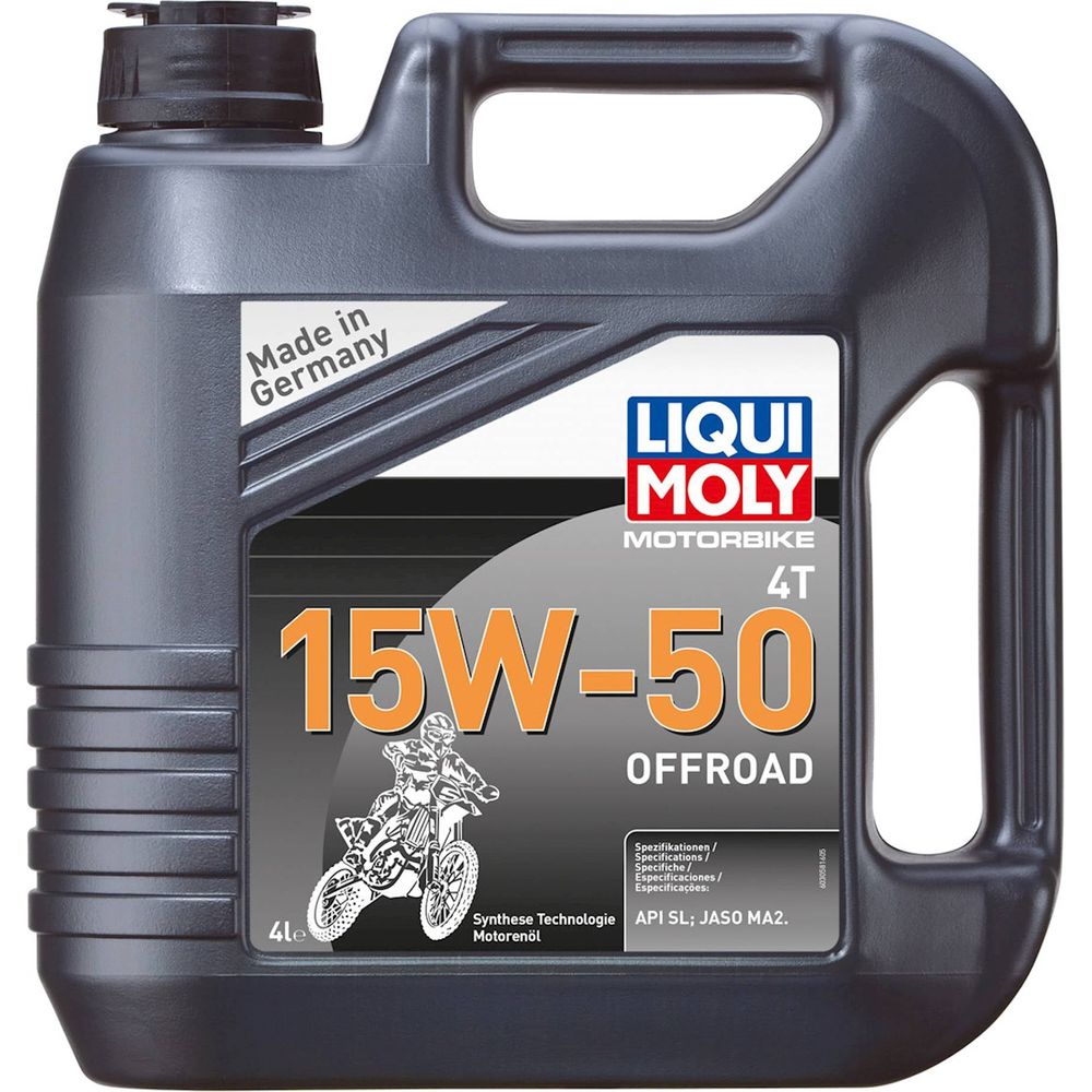 Liqui Moly 4 Stroke Fully Synthetic Offroad Race 15W-50 Oil (Image 3) - ThrottleChimp