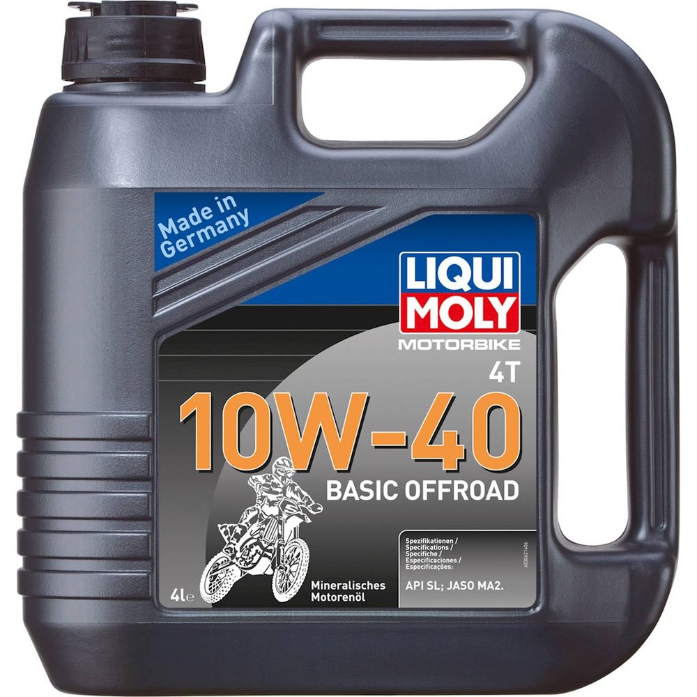 Liqui Moly 4 Stroke Mineral Basic Offroad 10W-40 Oil (Image 3) - ThrottleChimp