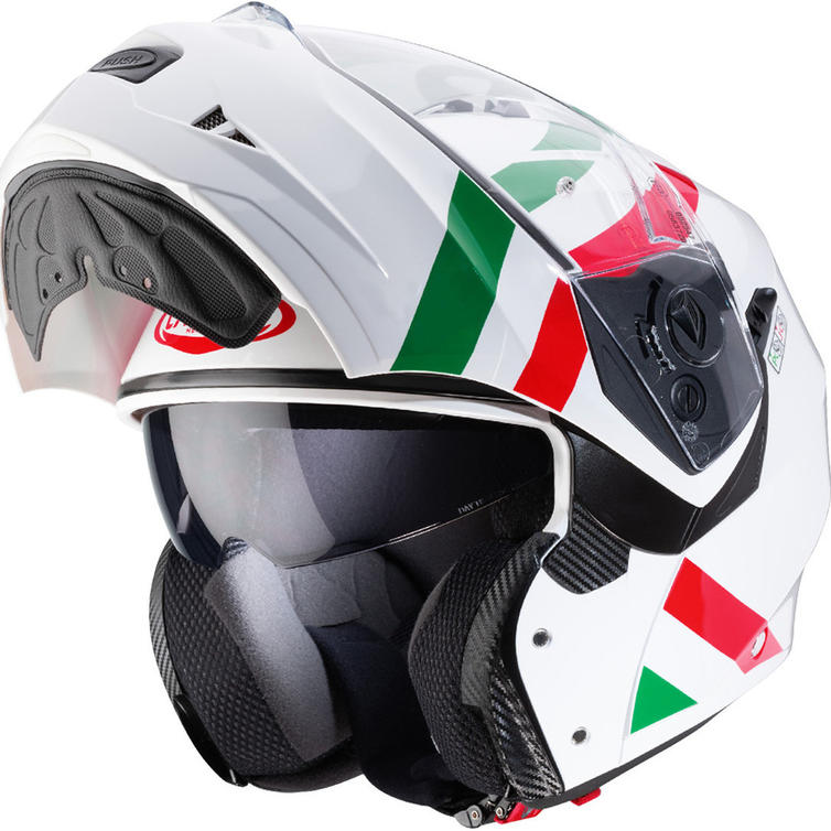 Caberg Duke 2 Super Legend Flip-Up Helmet Italia FREE 1 YEAR Returns, FREE UK Delivery | ThrottleChimp