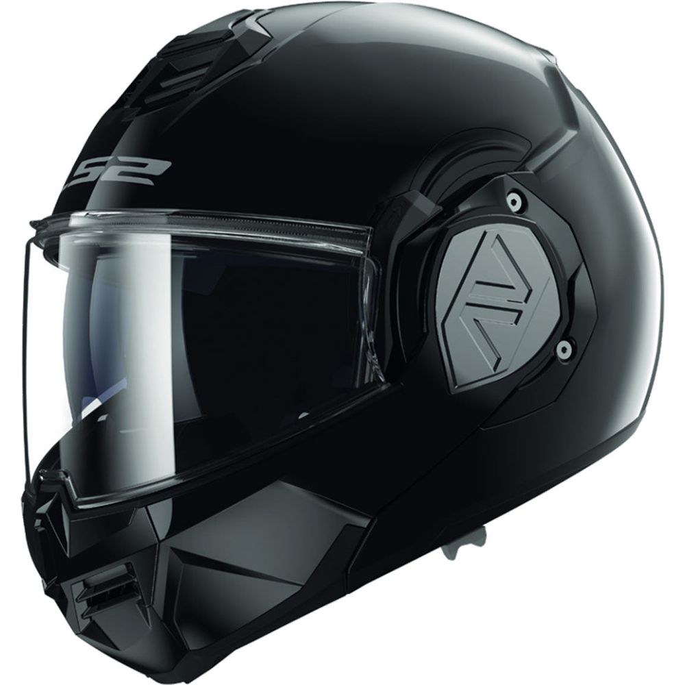 LS2 FF906 Advant ECE 22.06 Flip-Up Helmet Solid Gloss Black - ThrottleChimp