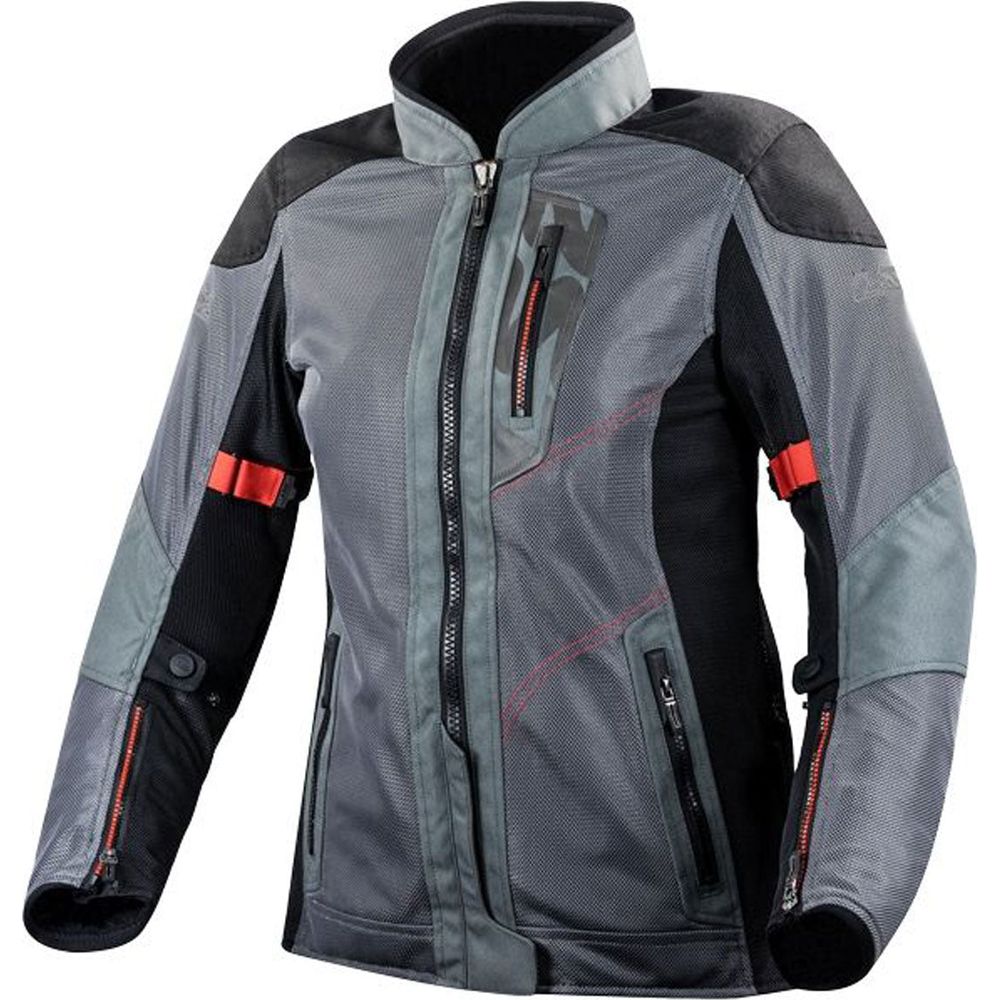 LS2 Alba Ladies Textile Jacket Dark Grey - ThrottleChimp