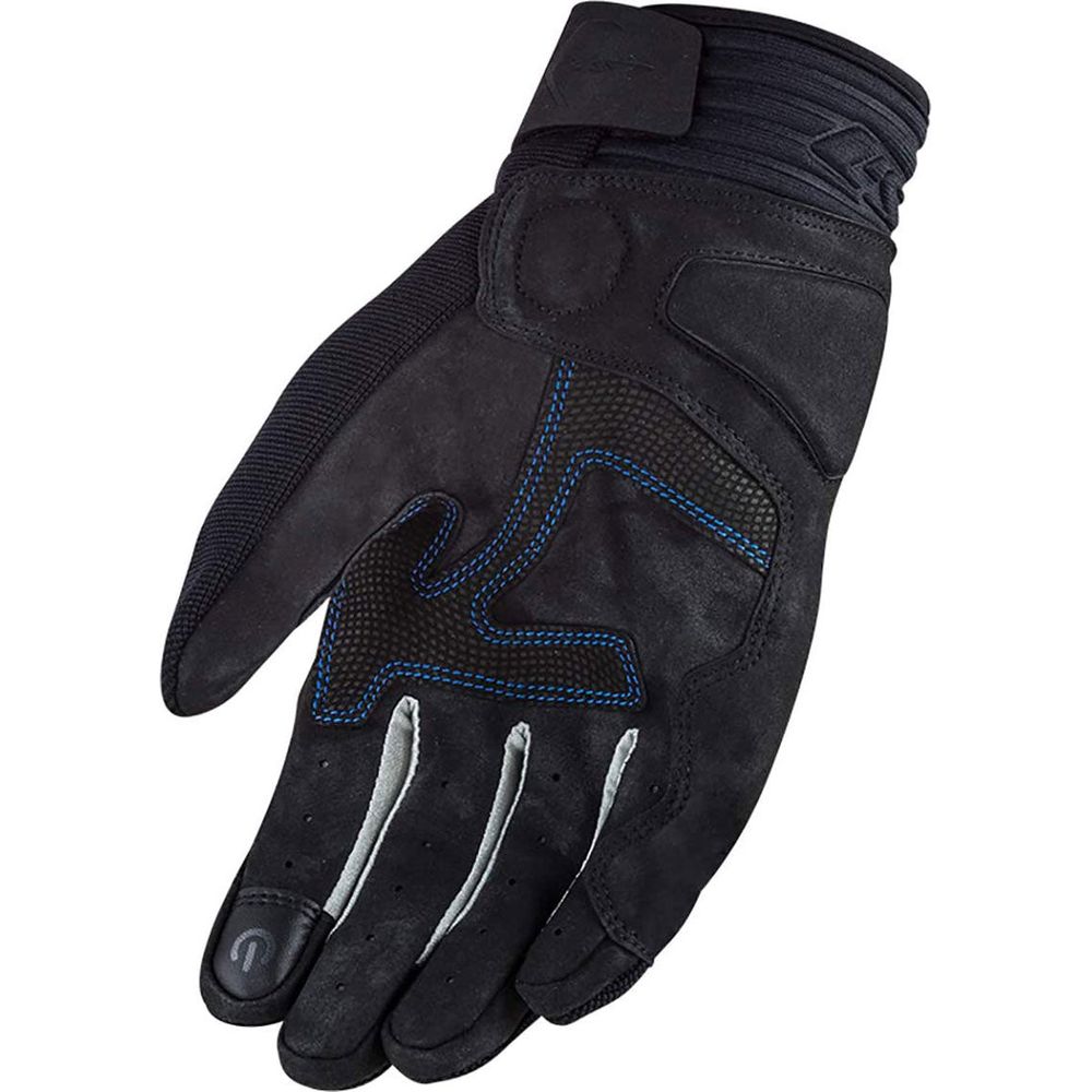 LS2 All Terrain Ladies Textile Gloves Black / Blue (Image 2) - ThrottleChimp