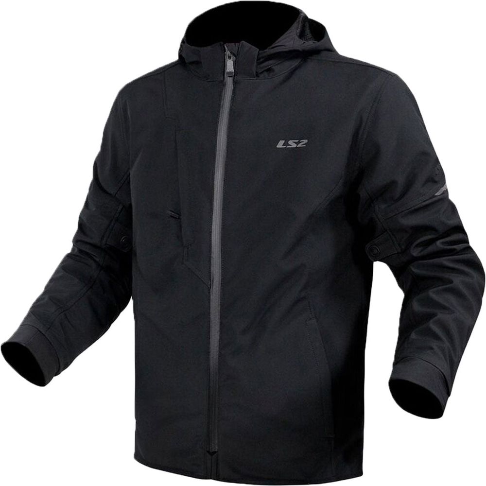 LS2 Bolton Textile Jacket Black - ThrottleChimp