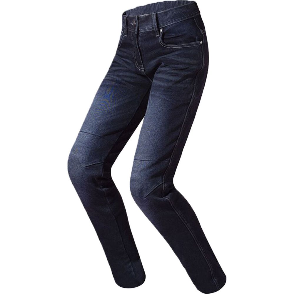 LS2 Bradford Ladies Denim Jeans Dark Blue - ThrottleChimp