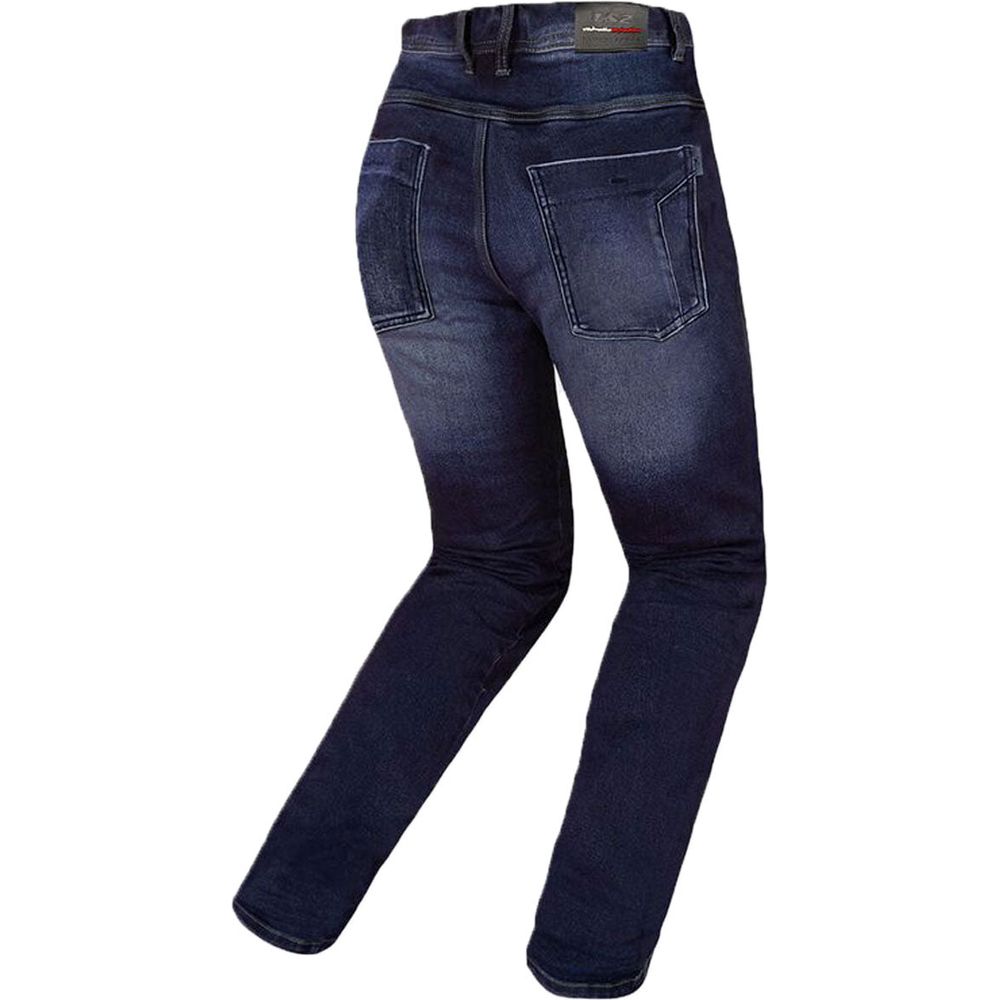 LS2 Bradford Ladies Denim Jeans Dark Blue (Image 2) - ThrottleChimp