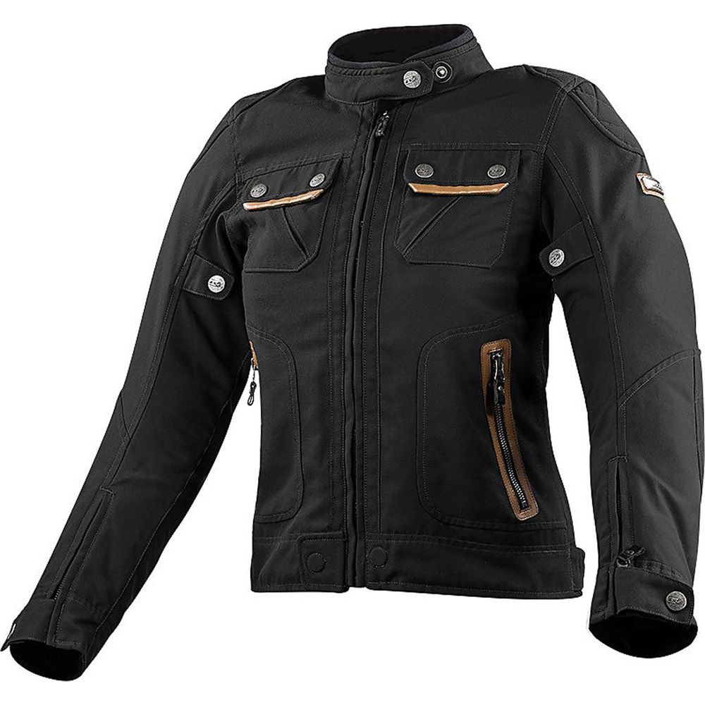 LS2 Bullet Ladies Textile Jacket Black - ThrottleChimp