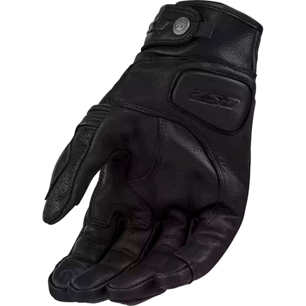 LS2 Duster Leather Gloves Black (Image 2) - ThrottleChimp