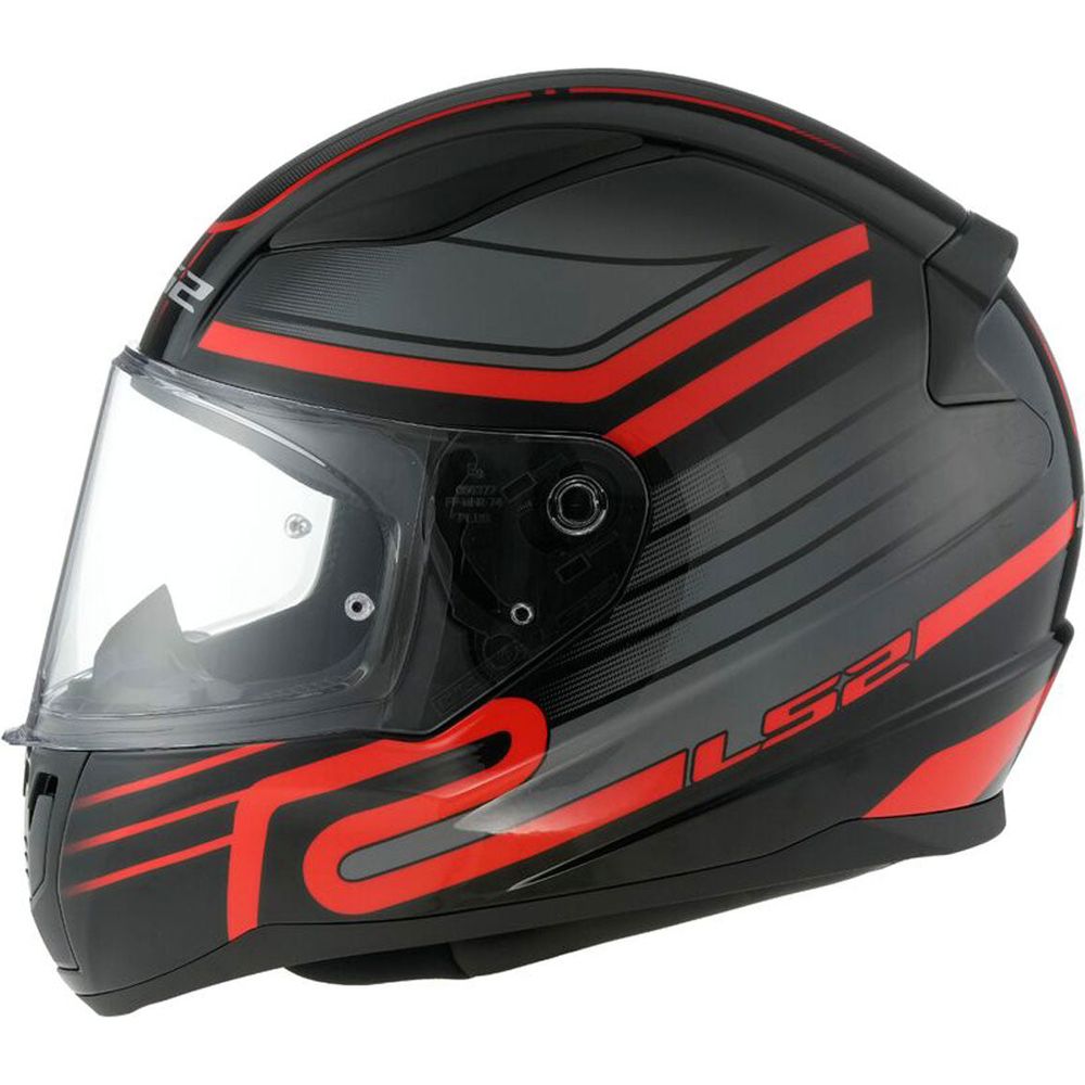 LS2 FF353 Rapid 2 ECE 22.06 Full Face Helmet Circuit Black / Red (Image 3) - ThrottleChimp