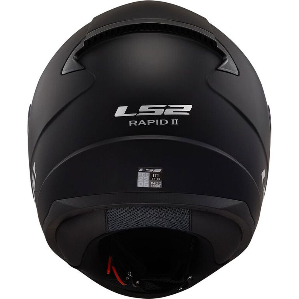 LS2 FF353 Rapid 2 ECE 22.06 Full Face Helmet Solid Matt Black (Image 5) - ThrottleChimp