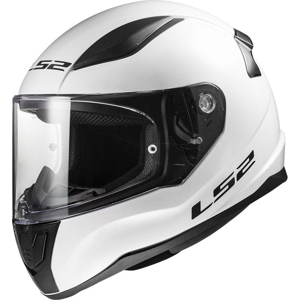 LS2 FF353 Rapid 2 ECE 22.06 Full Face Helmet Solid White FREE 1 YEAR Returns, FREE UK Delivery | ThrottleChimp