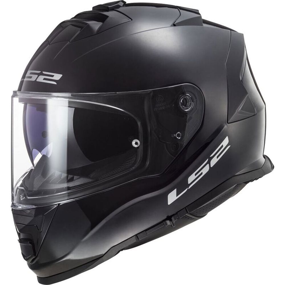 LS2 FF800 Storm 2 ECE 22.06 Full Face Helmet Solid Gloss Black FREE 1 YEAR Returns, FREE UK Delivery | ThrottleChimp