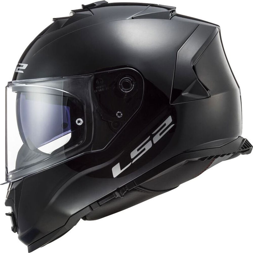 LS2 FF800 Storm 2 ECE 22.06 Full Face Helmet Solid Gloss Black FREE 1 YEAR Returns, FREE UK Delivery | ThrottleChimp