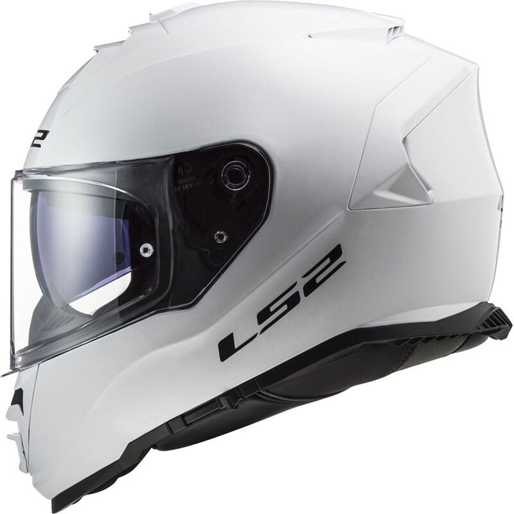 LS2 FF800 Storm 2 ECE 22.06 Full Face Helmet Solid White FREE 1 YEAR Returns, FREE UK Delivery | ThrottleChimp