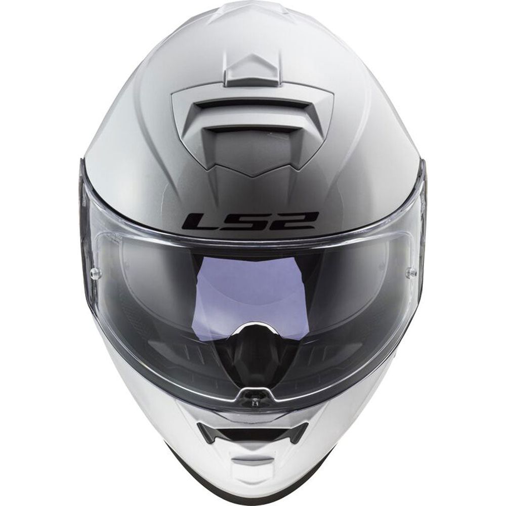 LS2 FF800 Storm 2 ECE 22.06 Full Face Helmet Solid White (Image 3) - ThrottleChimp