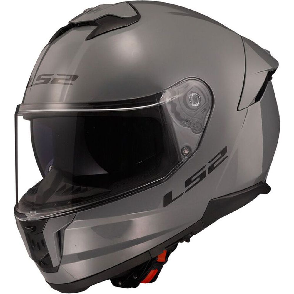 LS2 FF808 Stream 2 ECE 22.06 Full Face Helmet Solid Nardo Grey FREE 1 YEAR Returns, FREE UK Delivery | ThrottleChimp