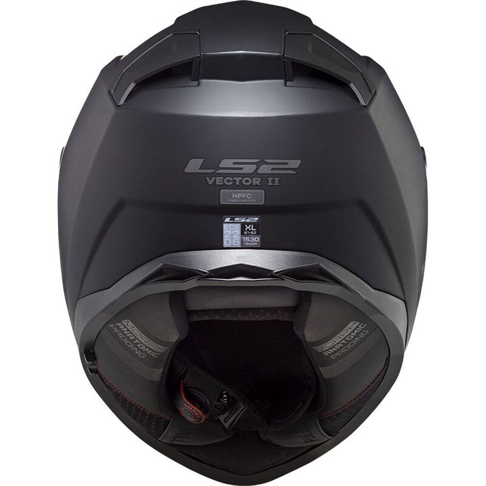 LS2 FF811 Vector 2 ECE 22.06 Full Face Helmet Matt Black With 4X UCS Intercom (Image 4) - ThrottleChimp