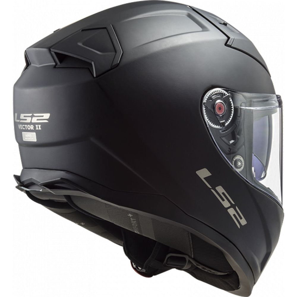 LS2 FF811 Vector 2 ECE 22.06 Full Face Helmet Solid Matt Black (Image 4) - ThrottleChimp