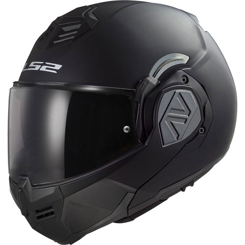 LS2 FF906 Advant ECE 22.06 Flip-Up Helmet Matt Black With 4X UCS Intercom - ThrottleChimp