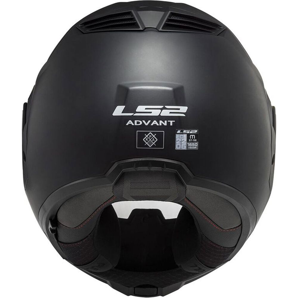 LS2 FF906 Advant ECE 22.06 Flip-Up Helmet Matt Black With 4X UCS Intercom (Image 4) - ThrottleChimp