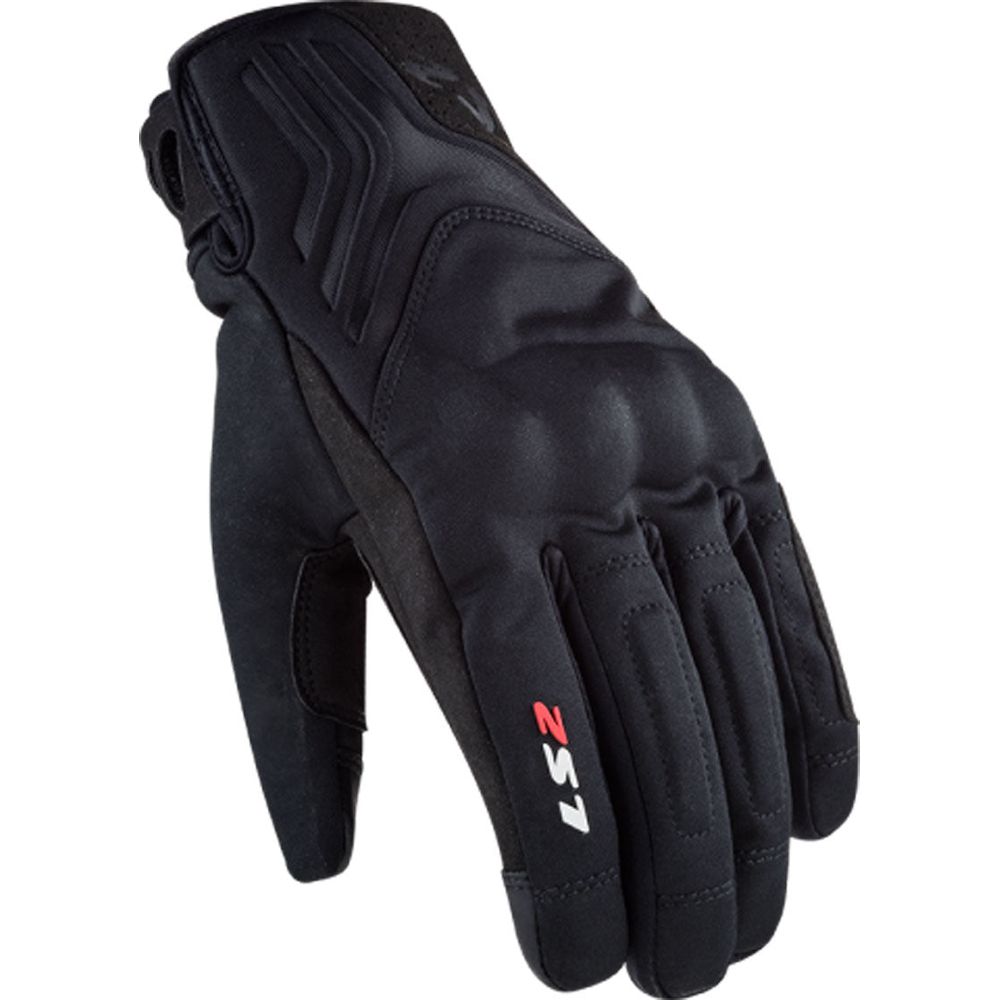 LS2 Jet 2 Ladies Textile Gloves Black - ThrottleChimp