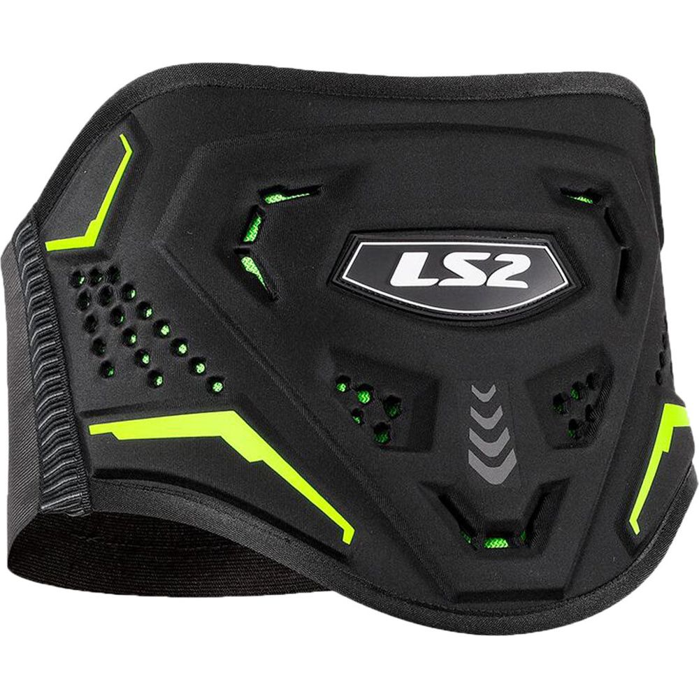 LS2 Koku Kidney Belt Black / Hi-Viz Yellow - ThrottleChimp