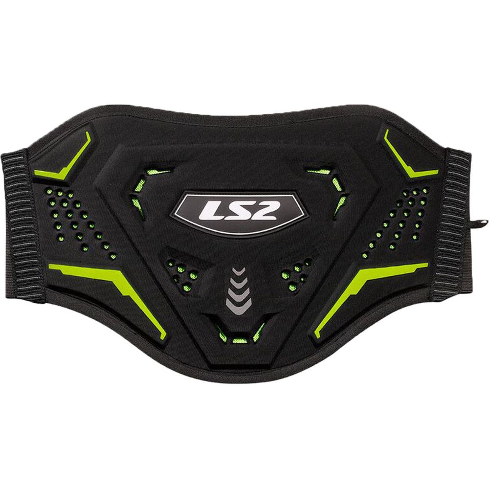 LS2 Koku Kidney Belt Black / Hi-Viz Yellow (Image 2) - ThrottleChimp